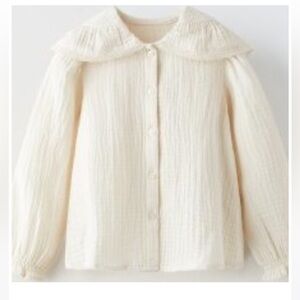 NEW WITH TAGS- ZARA Girls long sleeve shirt